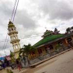 Kumai mit seinen Moscheen