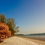 Sihanoukville - Wir genießen den Strand
