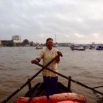 Mekong-Delta Unsere Kapitänin